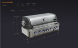 Mont Alpi 805 Built-In Gas Grill (MABi805)