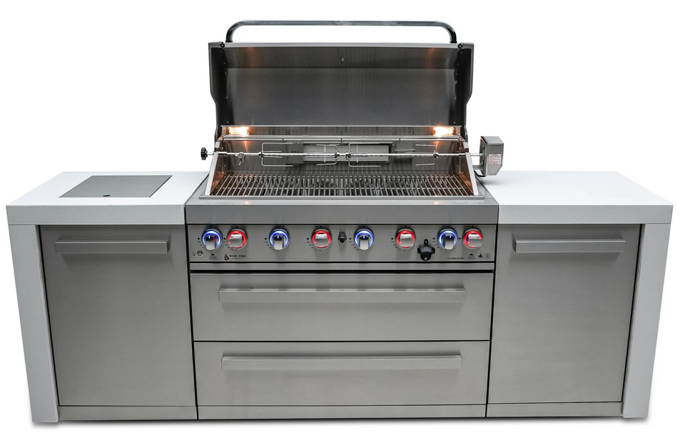 Mont Alpi 805 Deluxe Island  6-Burner Grill MAi805-D