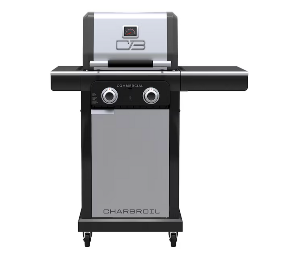 Char-Broil Commercial Series Grill and Griddle Combo Stainless Steel