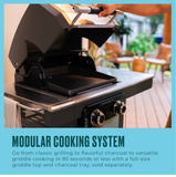 Char-Broil Commercial Series Grill and Griddle Combo Stainless Steel