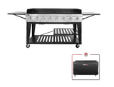 Royal Gourmet Black 8-Burner Liquid Propane Gas Grill