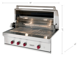 Outdoor Gas Grill Wolf OG42 42"